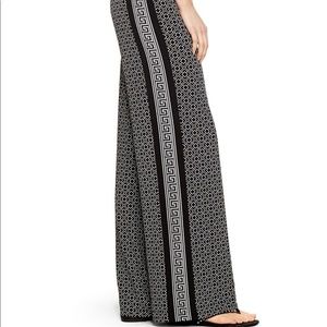 WHBM wide leg pants.